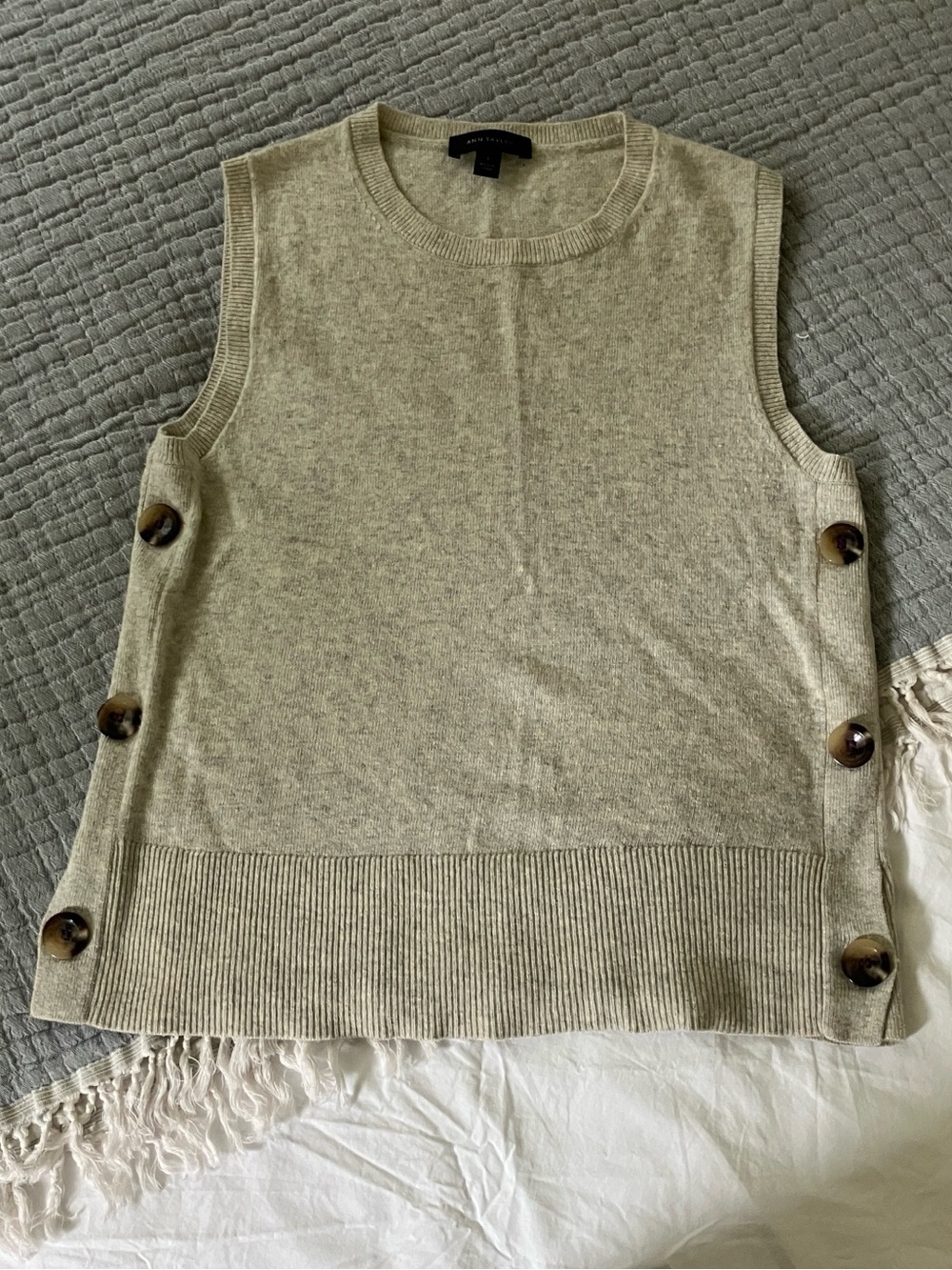 Wool Blend Knit Tank